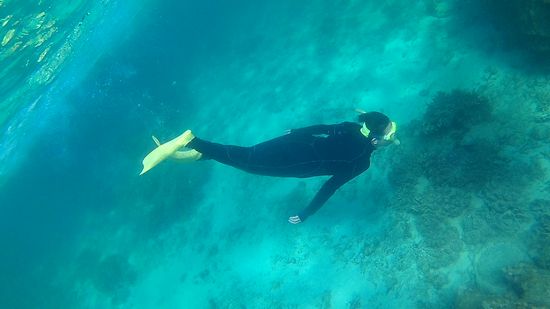 お母さん、一番深くまで