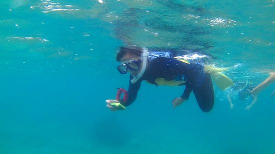 レンタルカメラで撮影を楽しむお姉ちゃん