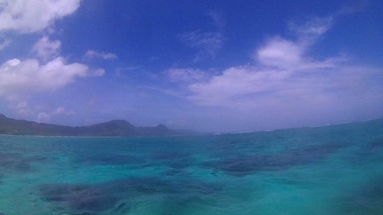 晴れたり曇ったりの天気です。