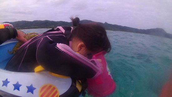 レミちゃん、箱メガネに没頭です