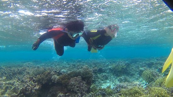 2日連続でご参加、シュノーケル合宿のS田さん