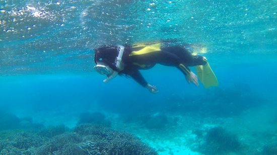 まずはぷかぷか浮くだけ