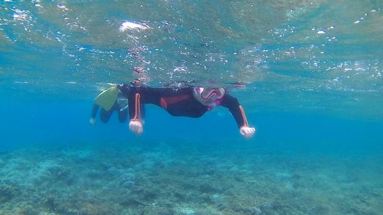 奥さんもゆったり楽しんでいます。