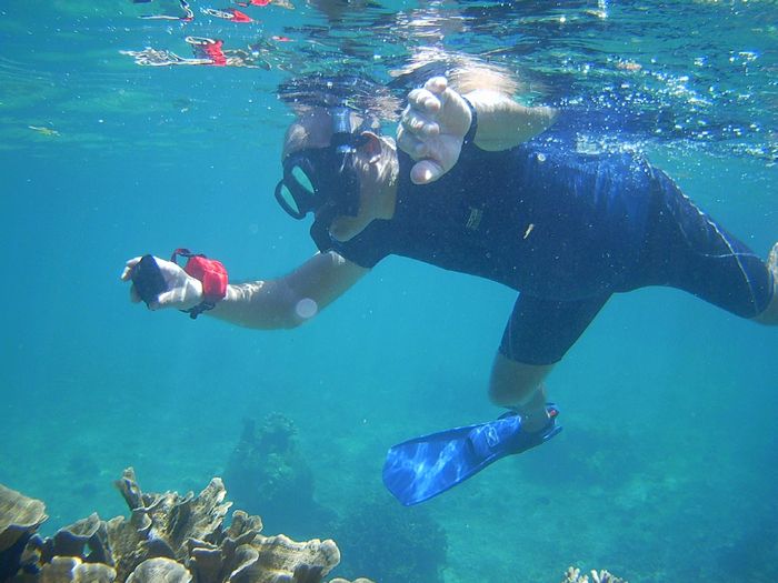 カメラに熱中のK村さん