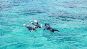 石垣島の海を半日シュノーケル！家族サービスです♪