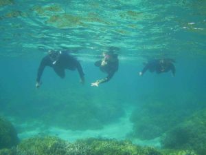 ご家族(子供小学4年生)からカップル♪お一人様まで、少人数でシュノーケル