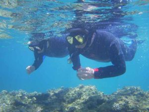 石垣島はシニアの方もシュノーケルを楽しめます♪