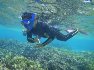 ベテランシュノーケラーは小学4年生♪