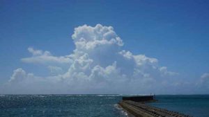 石垣島直撃の予報。台風6号さん。シュノーケル、グラスボートツアー再開はいつに。。。