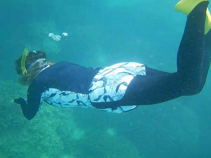 素潜りデビューです