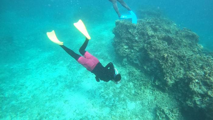 奥さんもドボンです