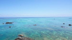 晴れパワーで雨雲を遠ざけてシュノーケル