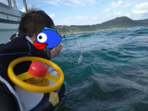 笑顔いっぱいシュノーケリング！午後からは0歳10か月のちびっこ！