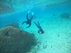 シュノーケリングリクエストは前回行っていないポイントで！