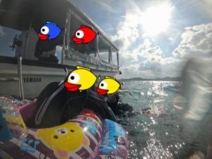 0歳9か月のちびっこもご参加♪不安いっぱい三世代シュノーケル