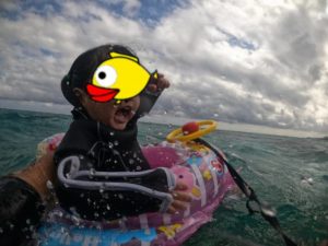 初石垣島でシュノーケリング！2歳のお子様から3年ブランクのお母さんまで！