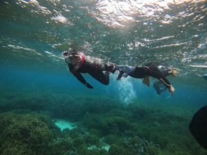 脱初心者！安定の泳ぎで笑顔いっぱいシュノーケル！