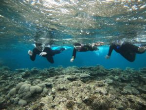 2021年度、石垣島で潜り納めでシュノーケリング！