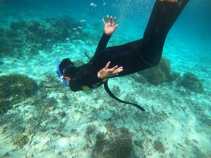 ソウスケ君、執念です。