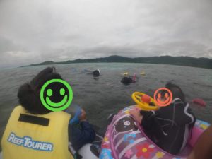 やっぱり怖い？最初だけ♪大冒険シュノーケリング