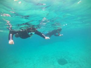 大雨警報！でもシュノーケリングは楽しめました♪