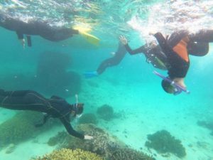 石垣島をワクワクドキドキシュノーケリング！笑顔はじけるちびっこ達♪