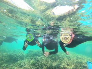 ご家族みんなで楽しんだ石垣島の海！