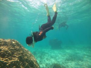 やりたいことは全部やりましょう！小学一年生もスキンダビング！