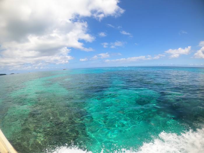 午後からも強い日差しの石垣島