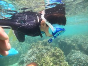 海を楽しむにはコツあり！その秘訣お伝えします！ちびっことシュノーケル♪