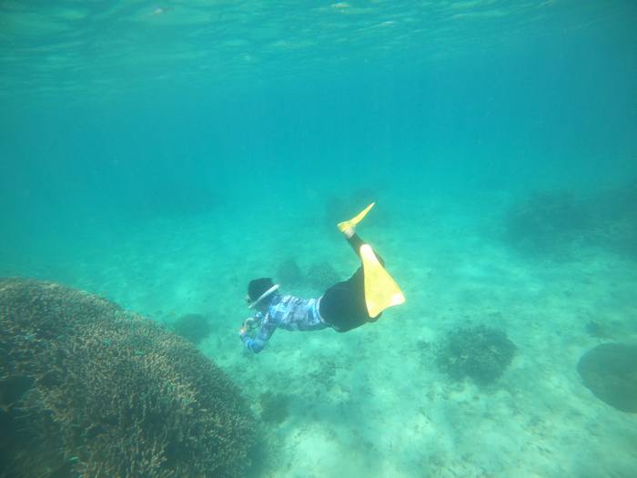 ガツンと素潜りのK古さんです