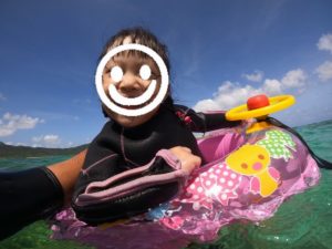 海に笑顔、笑い声！3歳4歳のちびっこも楽しんだ石垣島の海♪