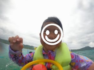 ちびっこも楽しんだ、荒波！体験シュノーケリング！