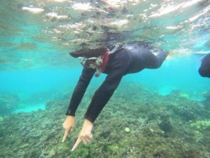 大人もドキドキワクワク！初めてのシュノーケリング！