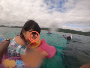 ３歳、小学生も楽しんだ石垣島の海！