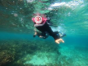 もっともっと海を楽しみたい！6歳のお姉ちゃん！レベルアップでシュノーケリング！