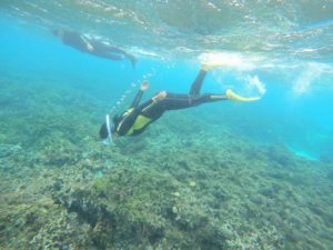 水に全身浸かるのは人生初めて！大冒険で石垣島シュノーケル！