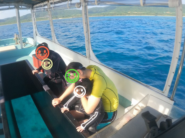 グラスボートでお魚さん観察