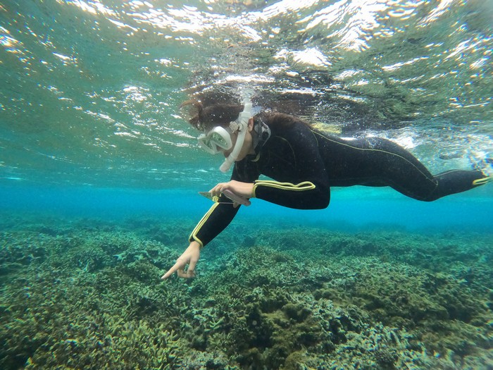 指さすその先には