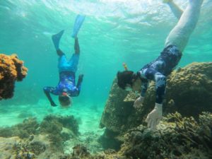 梅雨明けとともに夏雲登場！真夏日シュノーケリング
