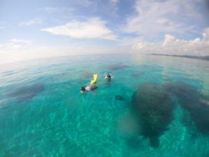 穏やかすぎる海は夏の特徴！見渡す限りの海を独り占めの貸切シュノーケリング！