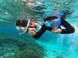 どんより雨!?恐れることなかれ！シュノーケリング日和です！