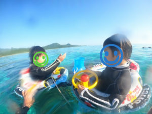 ちびっこの海デビューは貸切ツアーで！2歳4歳5歳7歳！笑顔いっぱい広がります♪