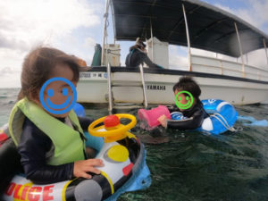 2歳4歳も楽しんだ石垣島海遊び！家族水入らずの貸切シュノーケリング！