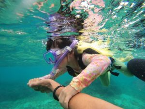 ドキドキ不安よりも好奇心勝る！5歳マスク デビューに挑戦シュノーケリング