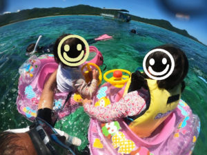 ちびっことツアーはいつもドラマあり！2歳4歳一年生！家族で楽しんだシュノーケリング
