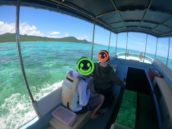 グラスボートでも楽しむ