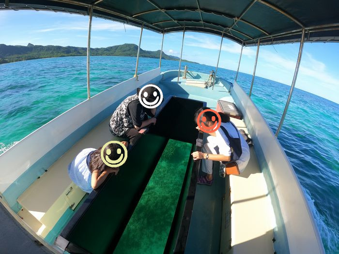 夕方から開催！グラスボートツアー