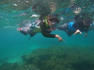 その海に対する不安は海で解消！サンゴとお魚さんマジックです♪
