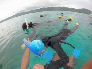 天気は曇り？雨？でも楽しんだ石垣島シュノーケリング♪